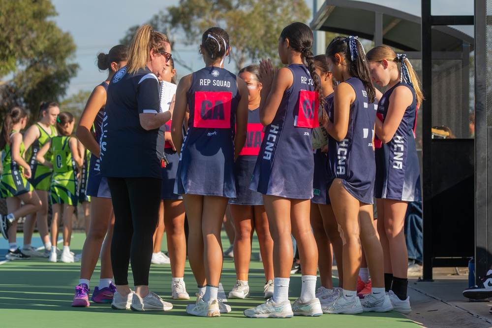 HCNA official with notes talking a squad through the game plan